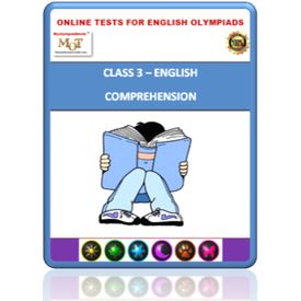 Class 3, Comprehension, Online test for English Olympiad