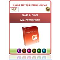 Class 8, MS POWERPOINT, Cyber Olympiad Online test