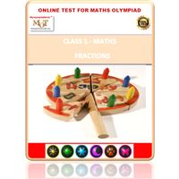 Class 5, Fractions, Online test for Math Olympiad