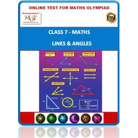 Class 7, Lines & angles, Online test for Math Olympiad
