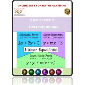 Class 7, Simple linear equations, Online test for Math Olympiad