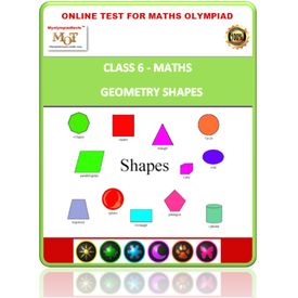 Class 6, Geometry shapes, Online test for Math Olympiad