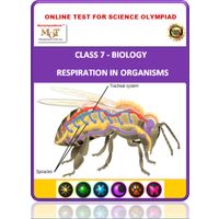 Class 7, Respiration in organisms, Online test for Science Olympiad