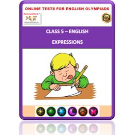 Class 5, Expressions, Online test for English Olympiad