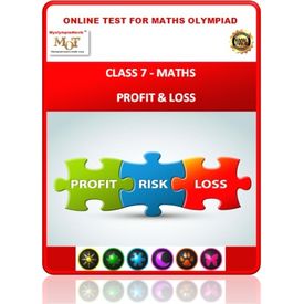 Class 7, Profit & Loss, Online test for Math Olympiad