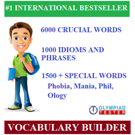 English Vocabulary Olympiad Guide with 7500 critical words and 1000 phrases