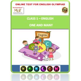 Class 1- One & many- Online test for English Olympiad