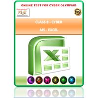 Class 8, MS EXCEL, Cyber Olympiad Online test
