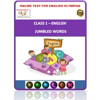 Class 1- Jumbled words- Online test for English Olympiad