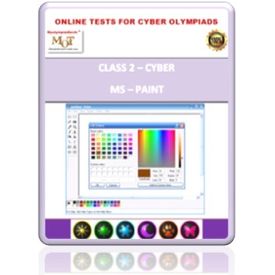 Class 2, Introduction to MS Paint, Online test for Cyber Olympiad