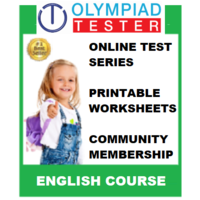 Class 2 English Olympiad Course- (Online test series+ Printable worksheets+ Community Membership)