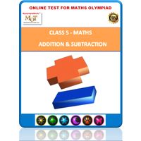 Class 5, Addition & Subtraction, Online test for Math Olympiad