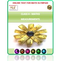 Class 4, Measurement, Online test for Maths Olympiad