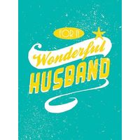 For A Wonderful Husband Hb(Nr)