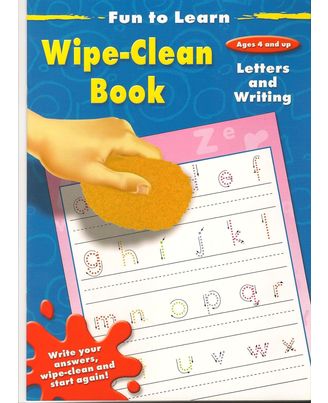 Fr Wipe Clean Book (Asst)