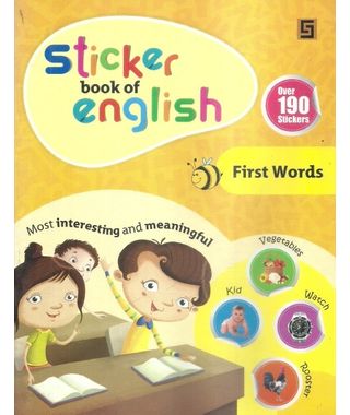 Sticker Book Of English First Words