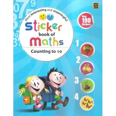 Sticker Book Of Maths Counting to 10
