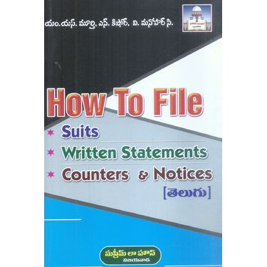 How To File Suits Written Statements Counters And Notices