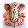 Marble Ganesha Gold Painted 2, 3 inches