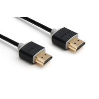 CABLESETC™ Ultra Slim HDMI 2.0 To HDMI Male Ethernet Cable Wire 3D & Arc 4K Support - 2m
