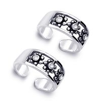 Glam Silver Toe Ring-TR229