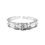Impressive White Silver Toe Ring-TOER054