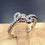 Comely American Diamond Studded Silver Ring-FRL029