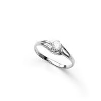 Lovely CZ Silver Finger Ring-FRL038, 12