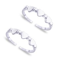 Heart Sterling Silver Toe Ring-TR95