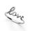 Charming Love Silver Finger Ring-FRL036