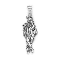 Lord Krishna Silver Pendant-PD017
