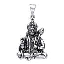 Panchmukhi Hanuman Silver Pendant-PD016
