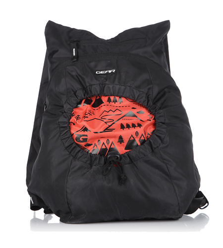 GEAR Carry On Black/Orange Backpack
