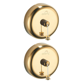 Dolphy Set of 2 Gold Stainless Steel, Brass Retractable Clothesline (3 m)
