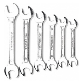 Taparia DEP 06N Double Sided Open End Wrench Set (Pack of 6)