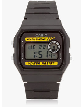 Casio Black/Brown Resin Digital Watch