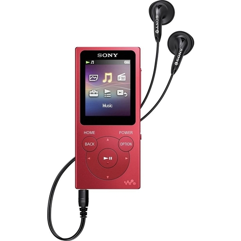 Sony Walkman NW-E394 8GB MP3 Player, Red