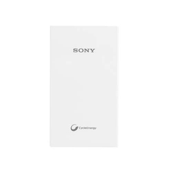 Sony 5000mAh Portable USB Charger, White
