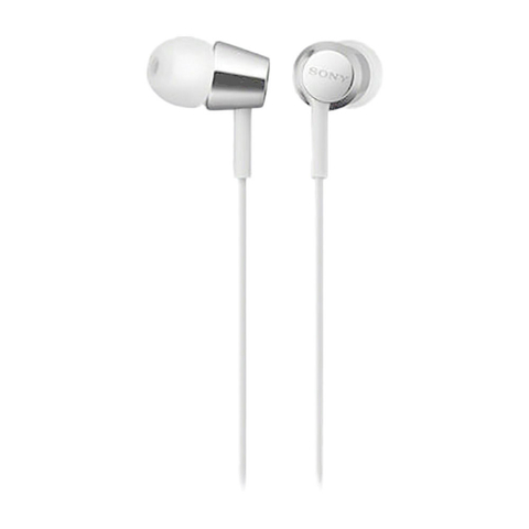 Sony EX155 In-Ear Headphones (White)