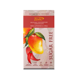 Zevic Belgian Couverture Chocolate with Alphonso and Chilli 96 gm