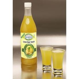 Dezire Natural Sugar Free Lemon Ginger Squash 500 Ml