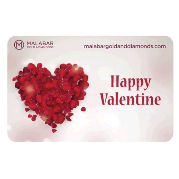 Malabar Gold and Diamonds Valentine Gift Voucher, 1000