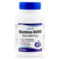 HealthVit Biotino 5000 Biotino 5000 mcg, 500 gm, jar