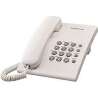 Panasonic KX-TS500 Integrated Corded Telephone, White
