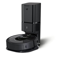 آي روبوت Roomba i7+  مكنسة كهربائية , واي فاي مع خاصية التخلص التلقائي من الأوساخ
