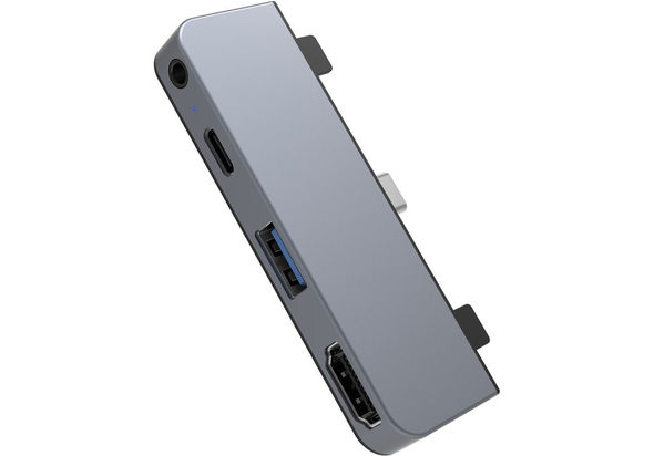 HyperDrive HD319E 4-Port USB Type-C Hub for iPad Pro 2018, Space Gray