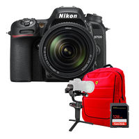Nikon D7500 DSLR Camera with 18-140mm Lens and Zhiyun Weebill S+ Sandisk SD Card 128GB+ Ferrari Bag