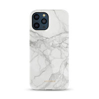 Hyphen LUXE Marble Case for iPhone 13 Pro Max, White