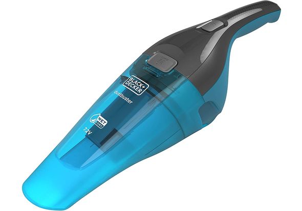 Black & Decker WDC215WA Wet & Dry Handheld Vacuum Cleaner, Gray/Blue