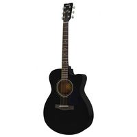 Yamaha FS100 Mini Acoustic Guitar, Black